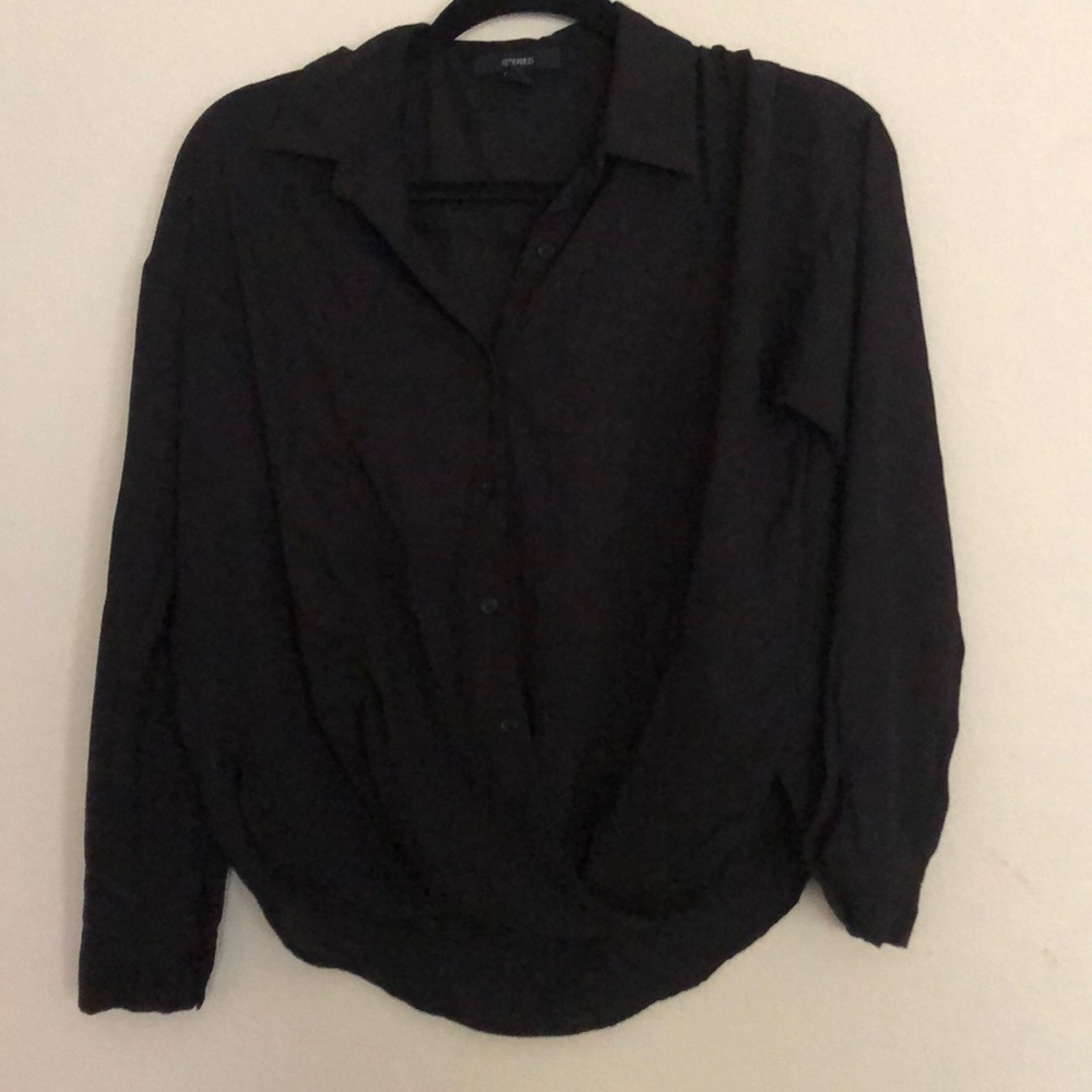 Black button up